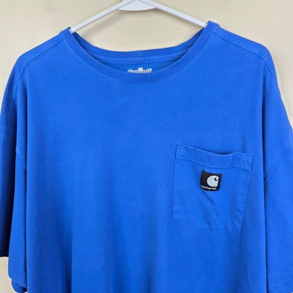 Carhartt Mens Short Sleeve Single Pocket Work-Dry Tee XL - Picture 3 of 7
